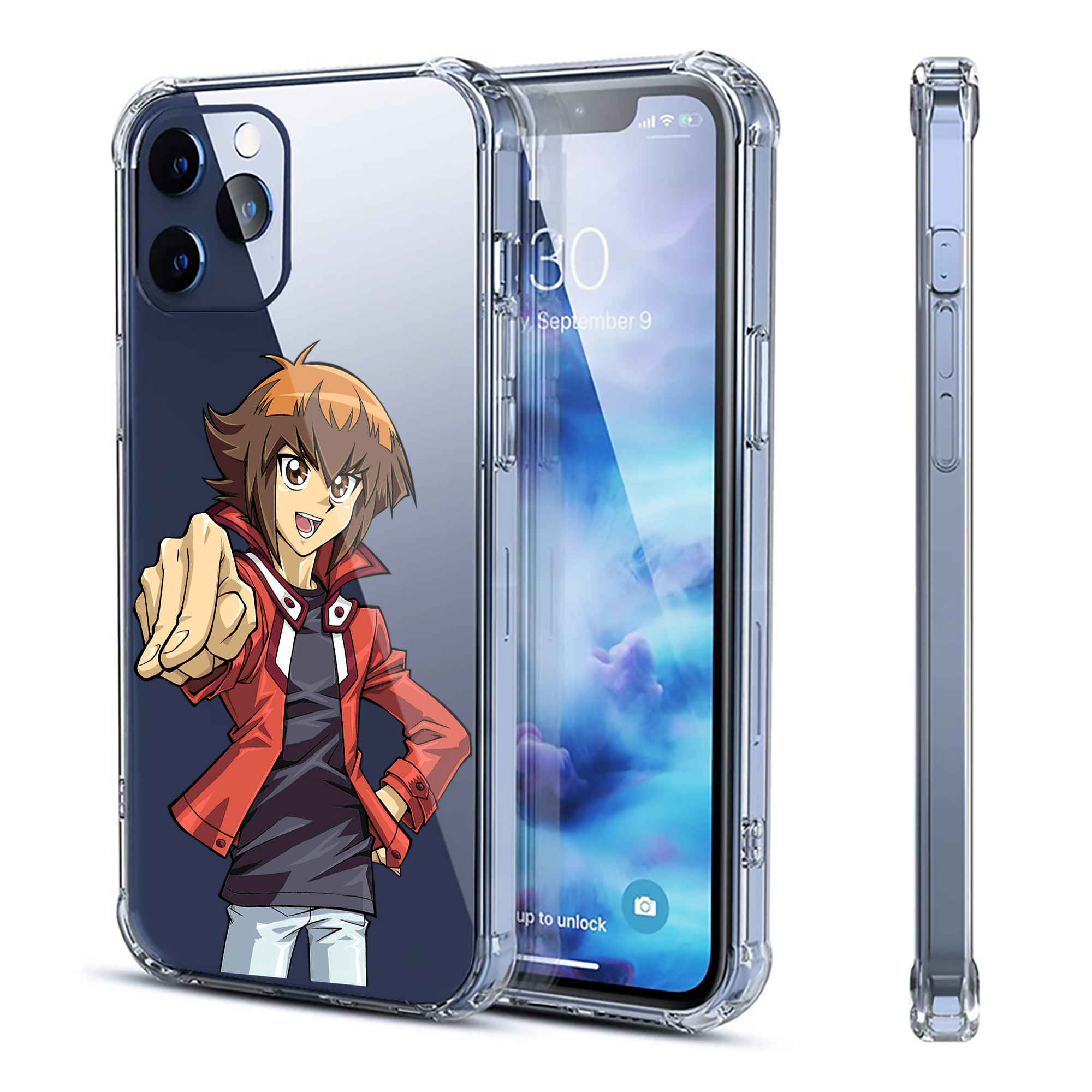 （画像用） 遊☆戯☆王 Yu-Gi-Oh! 【iPhone 12シリーズ対応】透明スマホケース（クリアソフトケース）